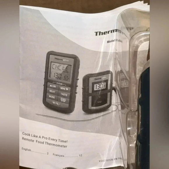 ThermoPro TP-07S Digital Wireless Meat Grilling Thermometer Kitchen Tools NEW - Picture 13 of 15
